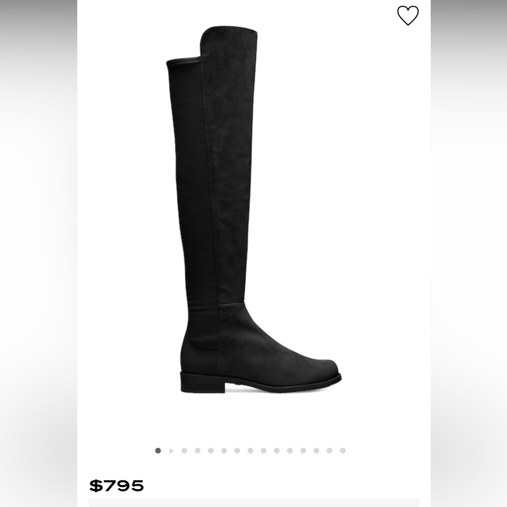 Stuart Weitzman Suede 5050 Over the Knee Boots